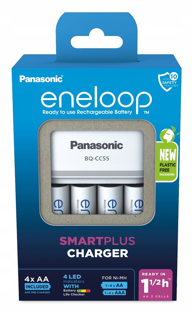 Battery charger PANASONIC Eneloop Smartplus BQ-CC55