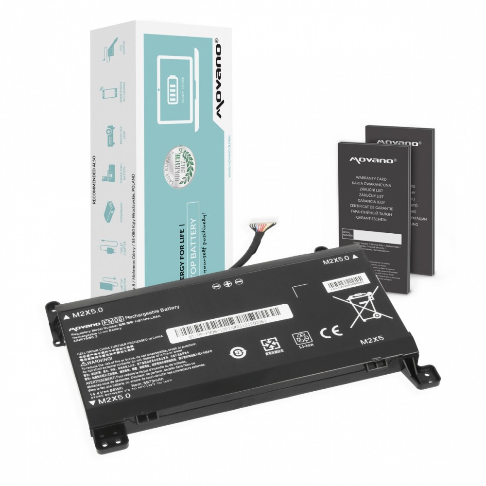Movano Battery FM08 TPN-Q195 for HP