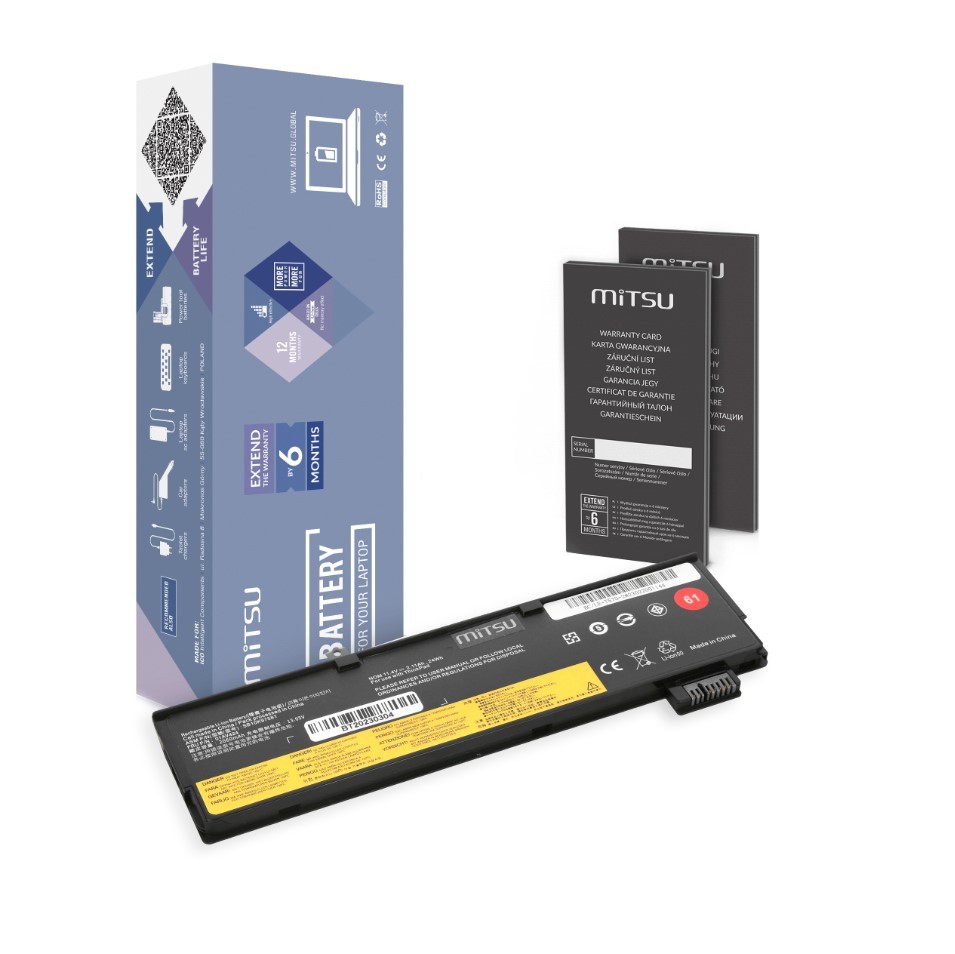 Mitsu Battery Lenovo Thinkpad T470 T570