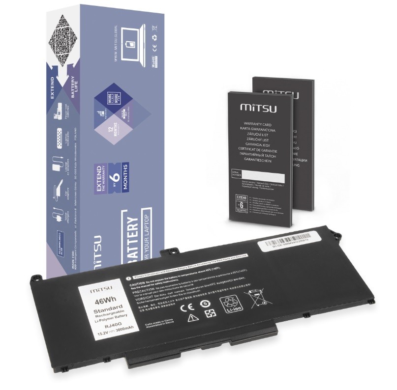 Mitsu Battery RJ40G Dell Latitude 5520