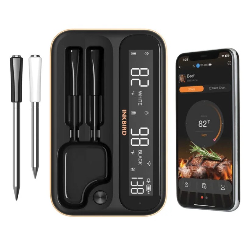 Inkbird THERMOMETER WIRELESS 2 PROBES INT-12-BW