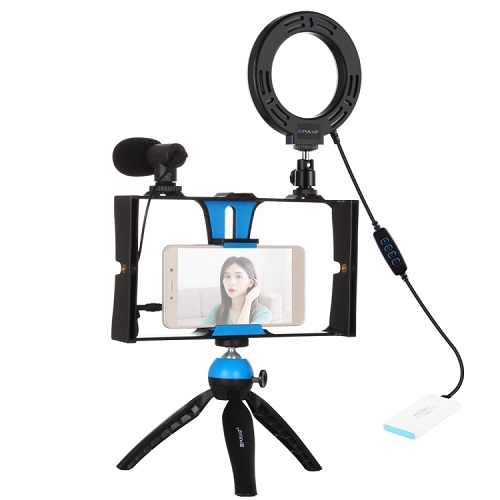 Puluz Blogging Smartphone Video Rig (LED