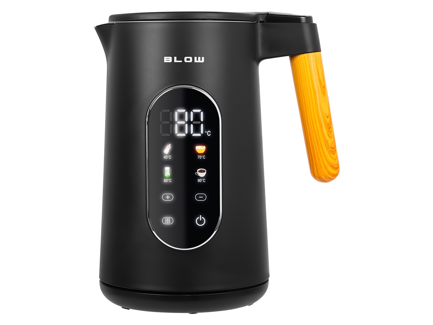 BLOW Black kettle with display BK-17PB