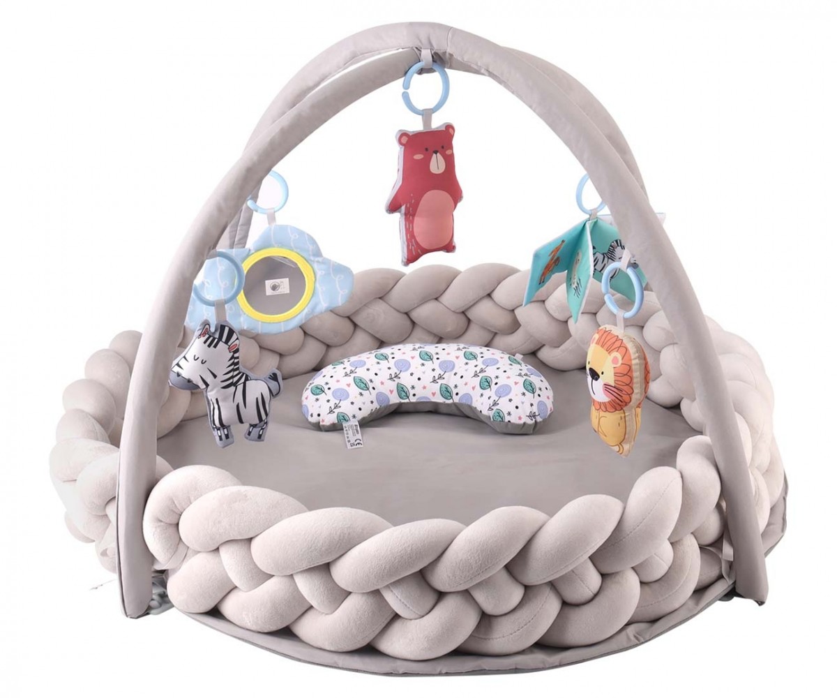 Milly Mally Braided sensory play mat