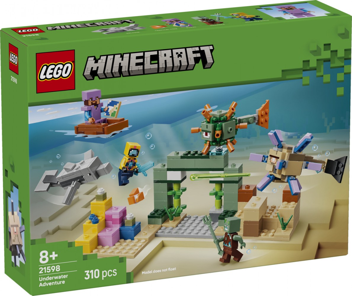 LEGO Bricks Minecraft 21598 Underwater Adventure