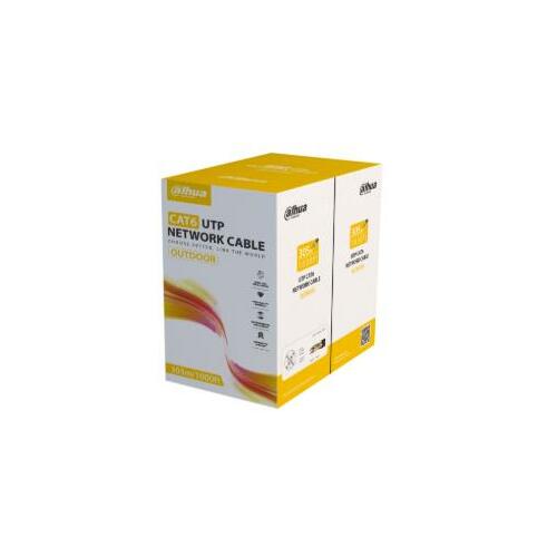 CABLE CAT6 UTP 305M BLACK/PFM920-6UN DAHUA