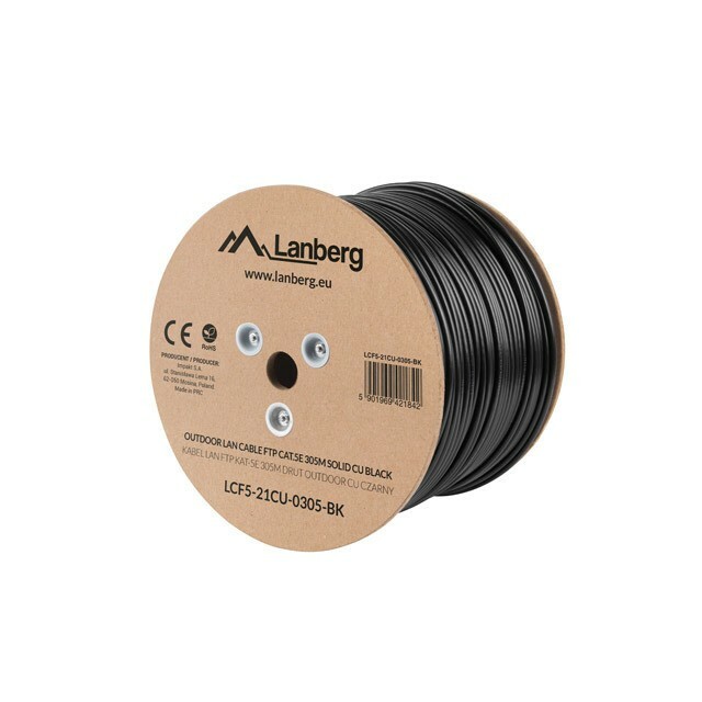 Lanberg LCF5-21CU-0305-BK networking cable 305 m