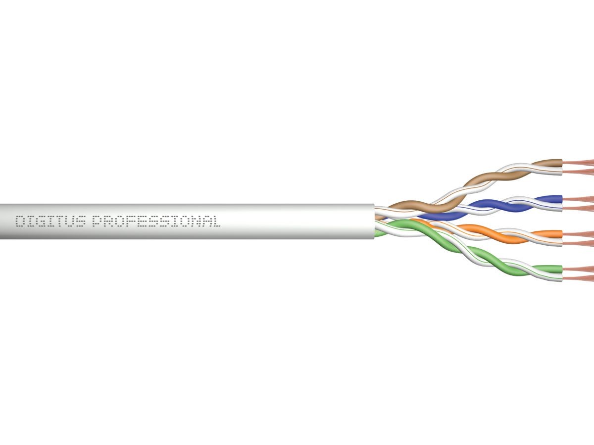 DIGITUS Cable teleinformatic, installation, U/UTP cat