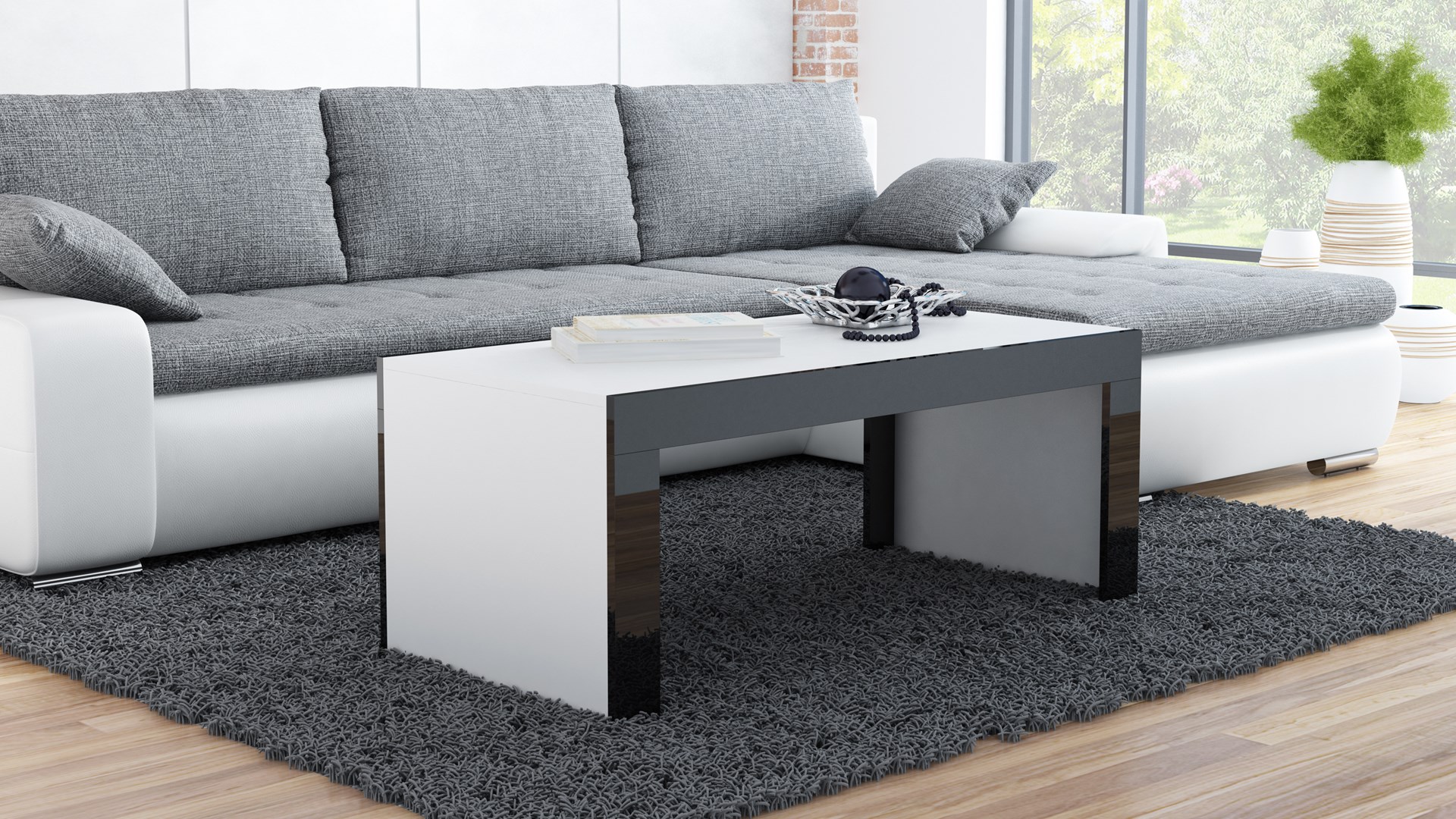 Cama MEBLE Cama TESS120 BI/CZ coffee/side/end