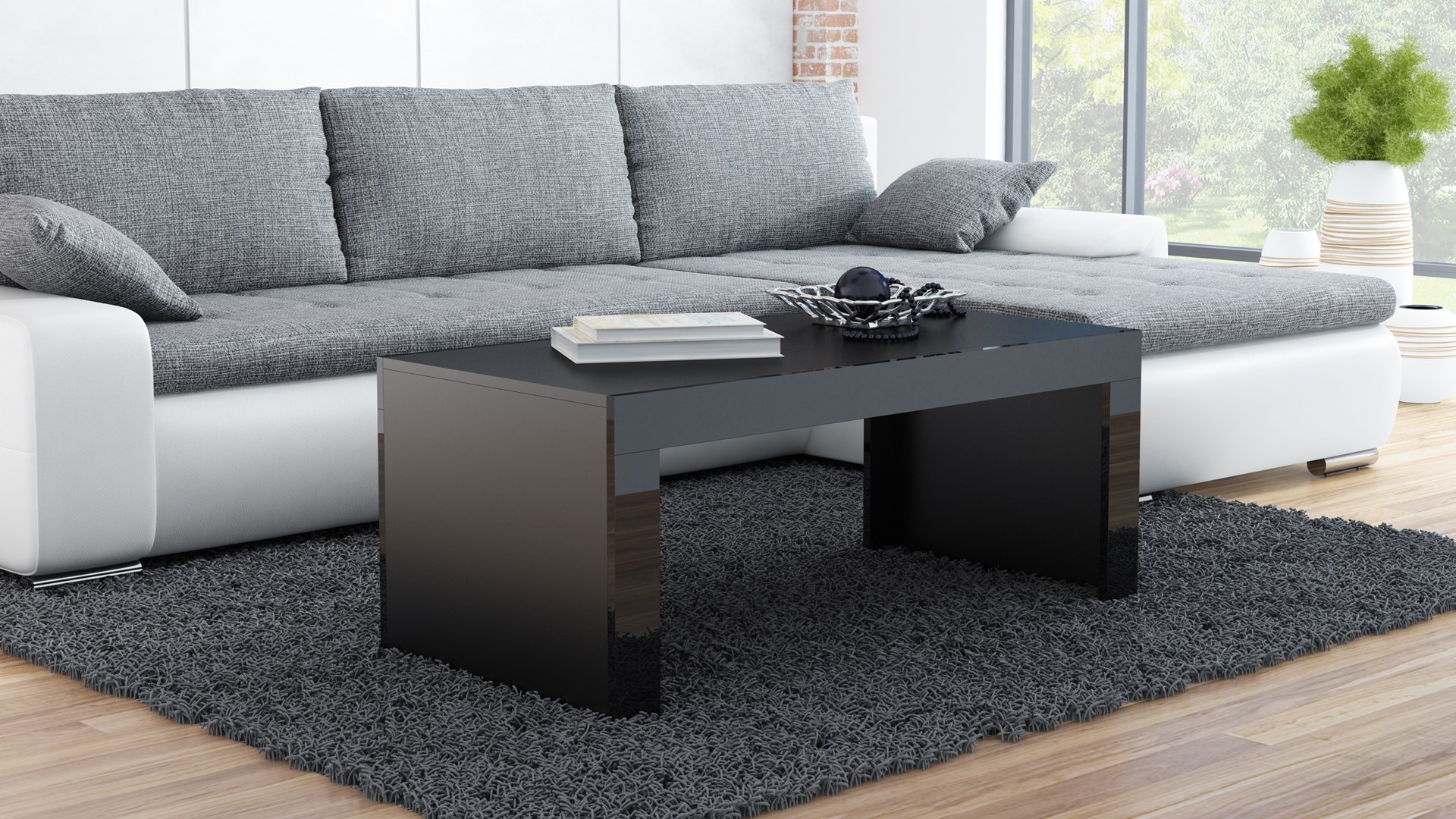 Cama MEBLE Cama TESS120 CZ/CZ coffee/side/end