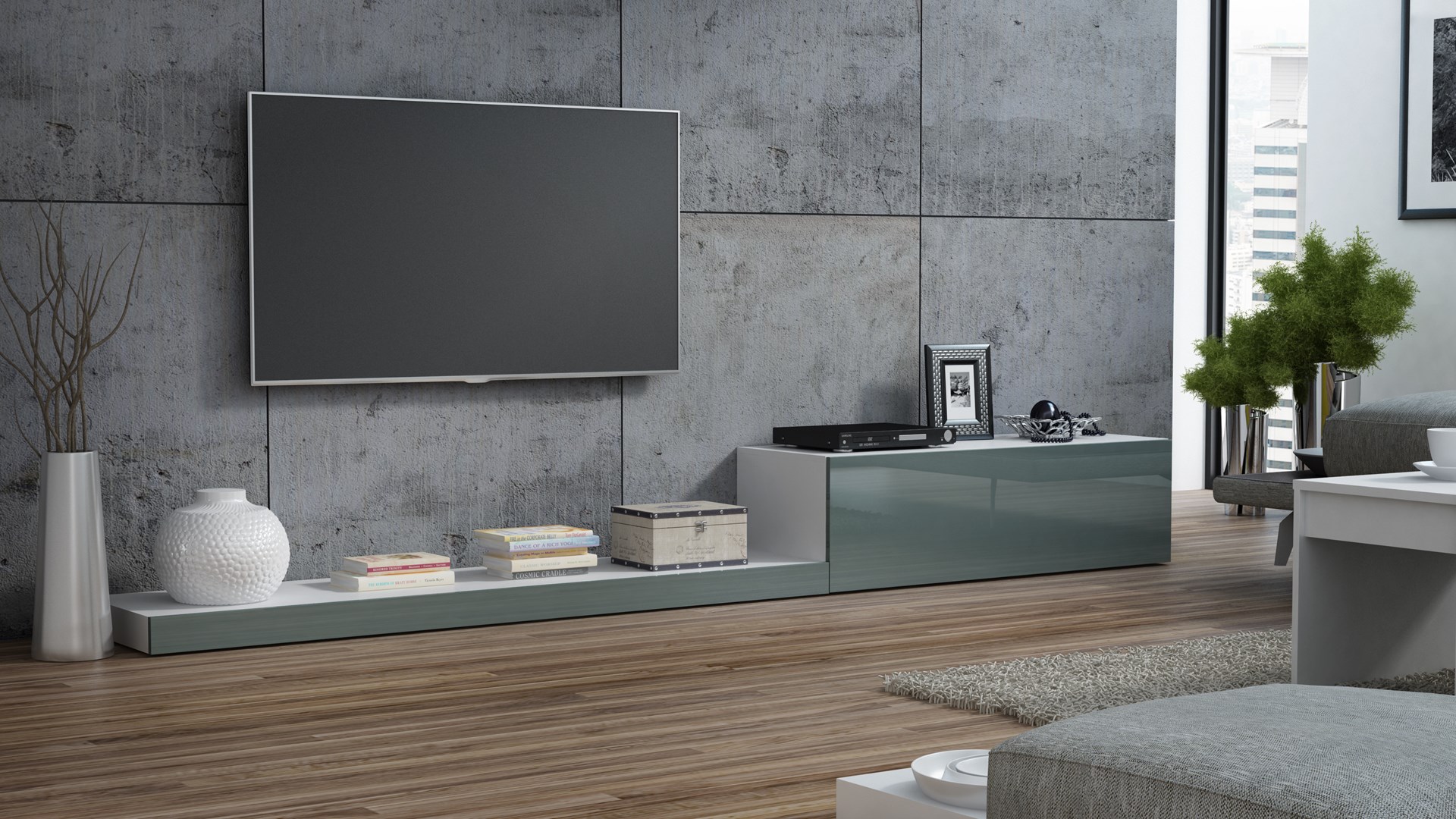 Cama MEBLE Cama TV stand LIFE