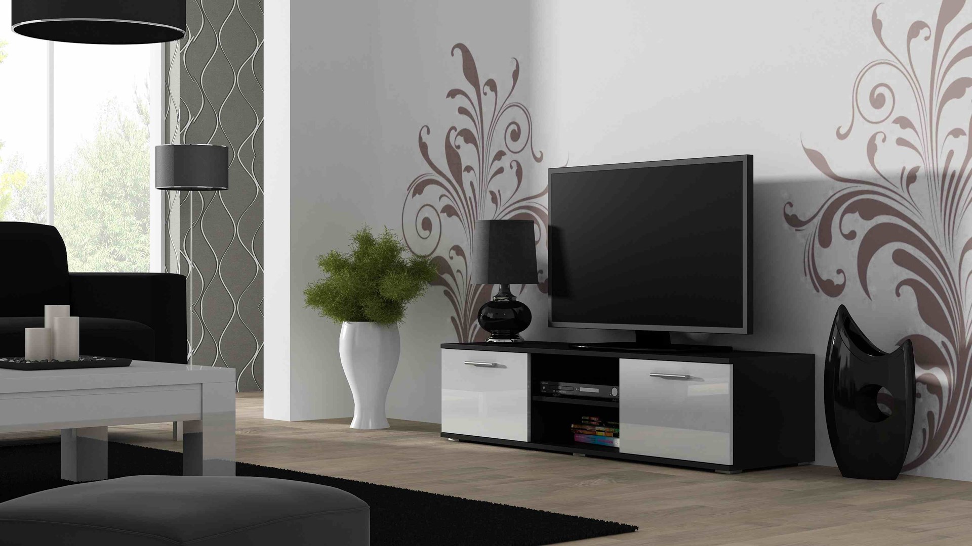 Cama MEBLE Cama TV stand SOHO