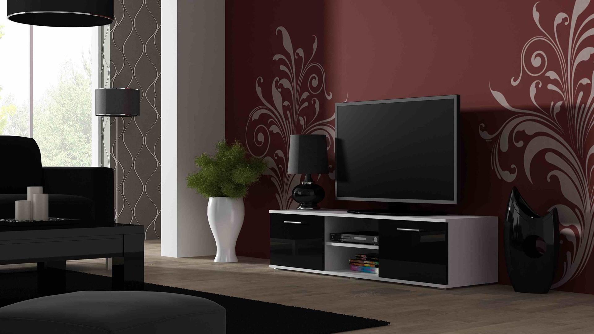 Cama MEBLE Cama TV stand SOHO