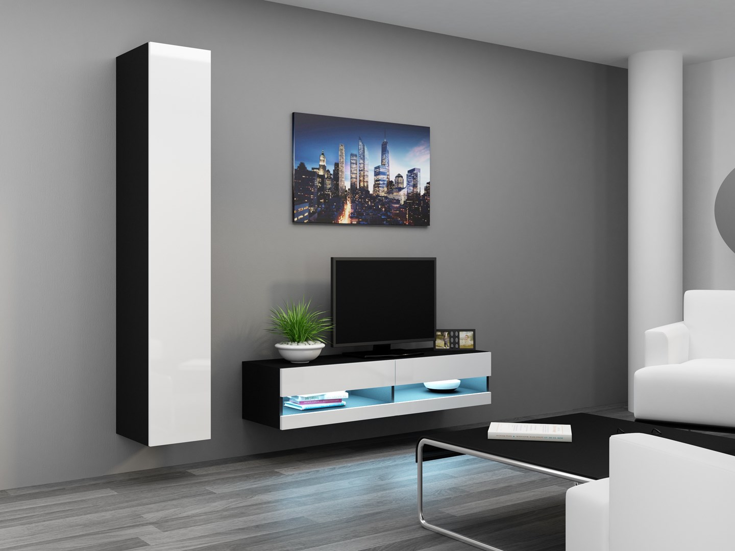 Cama MEBLE Cama TV stand VIGO