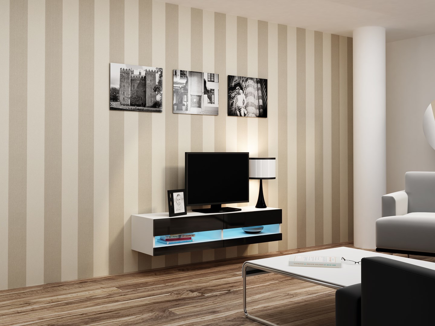 Cama MEBLE Cama TV stand VIGO