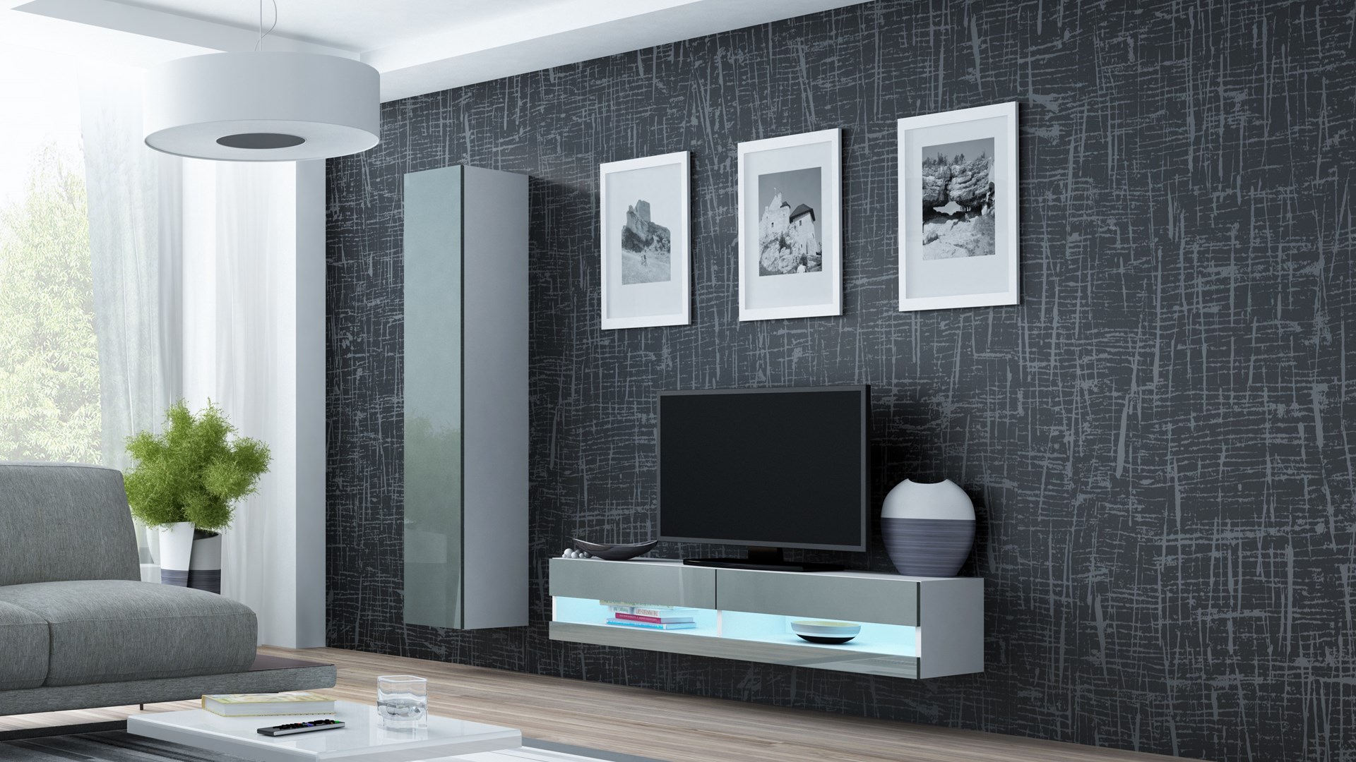 Cama MEBLE Cama TV stand VIGO