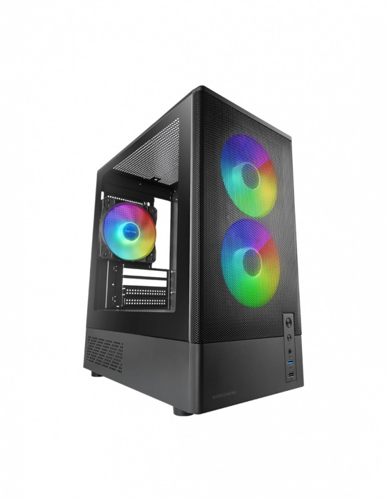 TACENS Case MARS MC-ONYX BLACK mATX