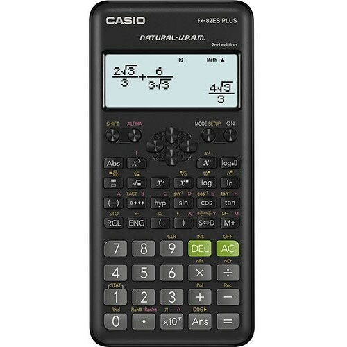 CASIO FX-82ESPLUS-2 CALCULATOR SCIENTIFIC, 252 FUNCTIONS