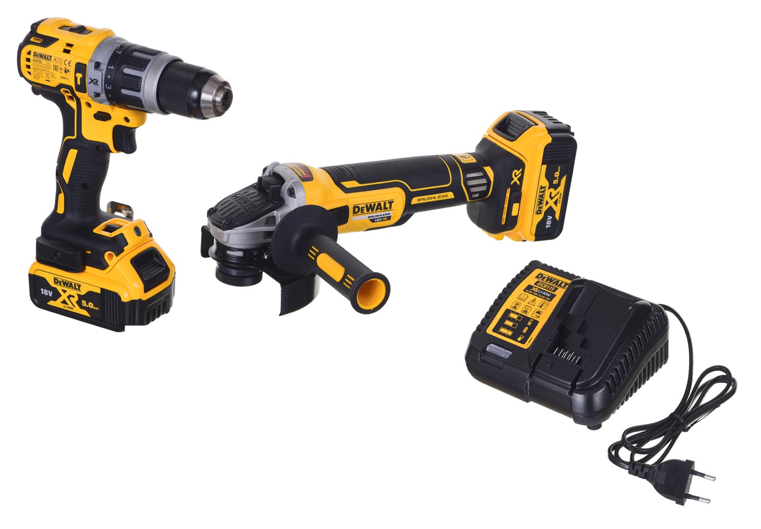 Zestaw elektronarzędzi Dewalt 6-elementowy (DCK2080P2T-QW) |