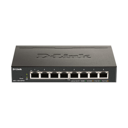 DLINK Switch Smart DGS-1100-08PV2 8xGE PoE