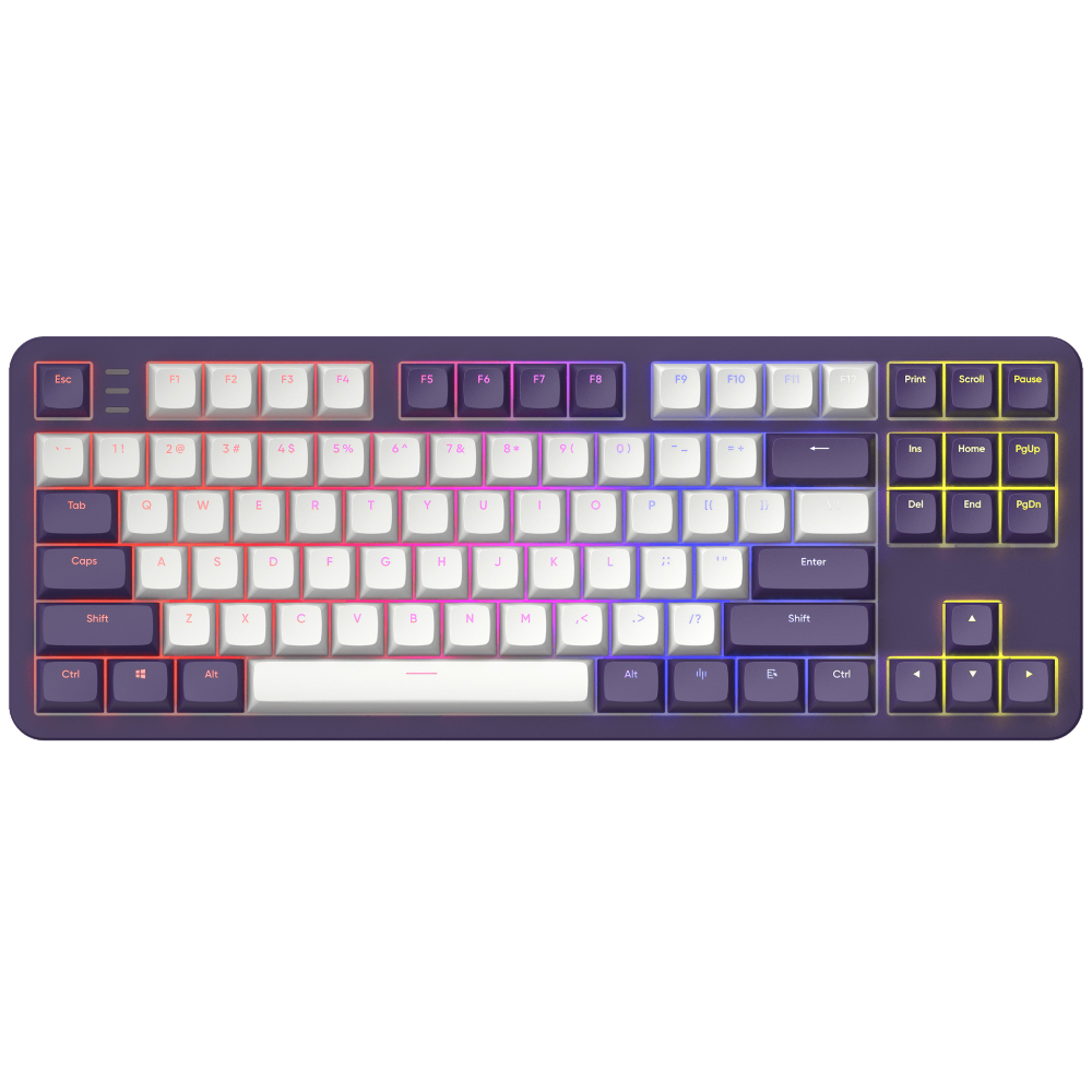 Dark Project ALU87A Violet-White, G3MS Sapphire