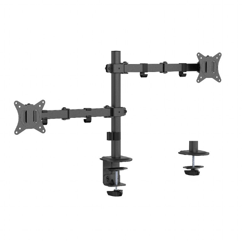 Gembird Desk mounted double monitor arm
