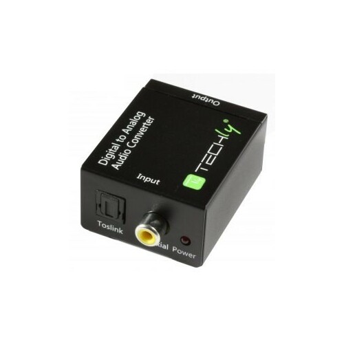 TECHly Digital Toslink SPDIF Coaxial audio