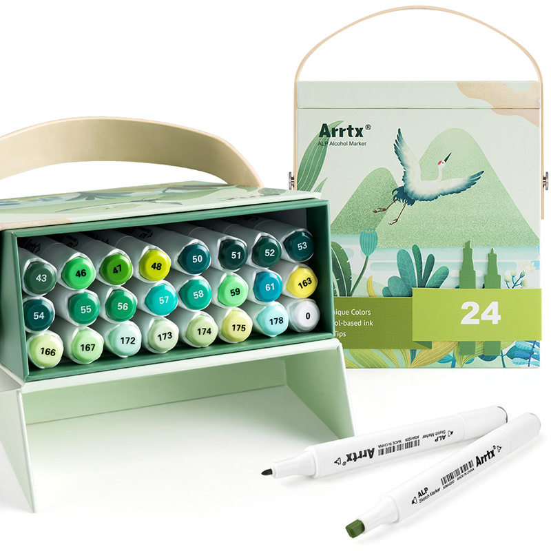 Double-sided Marker Pens ARRTX Alp, 24