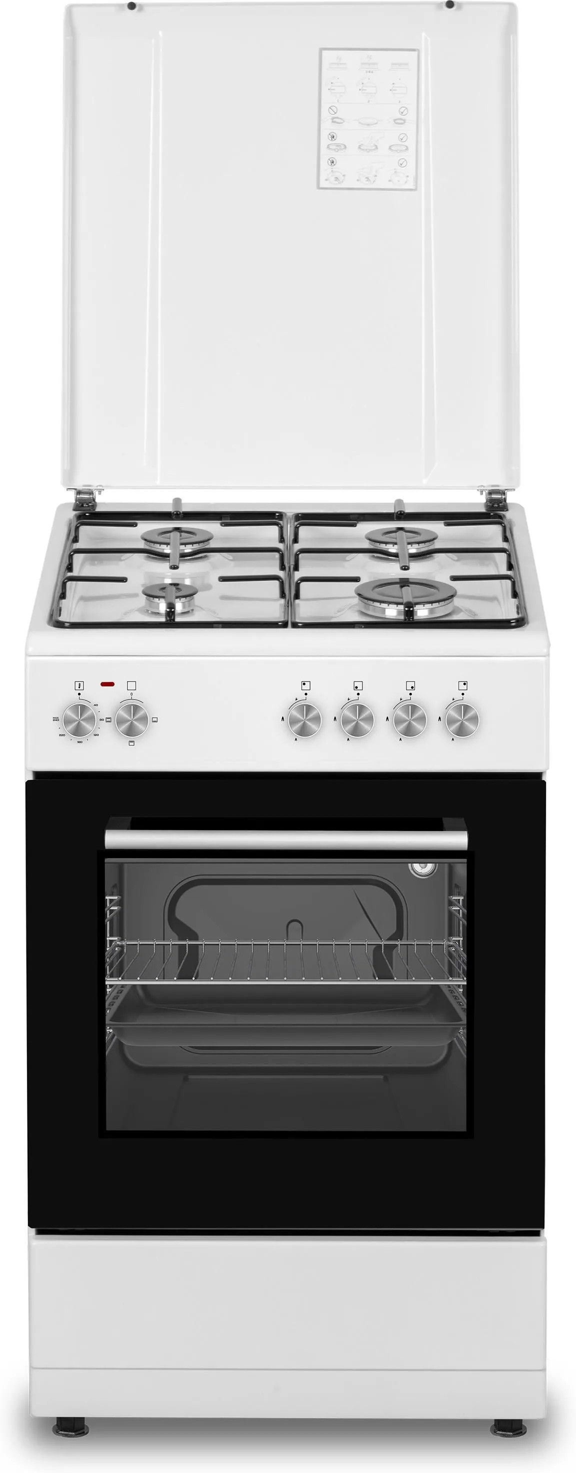 Dujinė viryklė su elektrine orkaite MPM-53-KGE-35