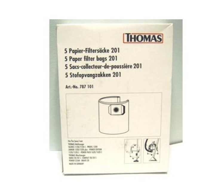 Dulkių siurblio maišeliai Thomas 201, 787101