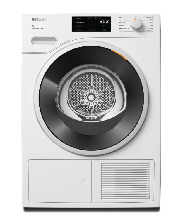 Džiovyklė Miele TWC640WP, EcoSpeed, 8 kg