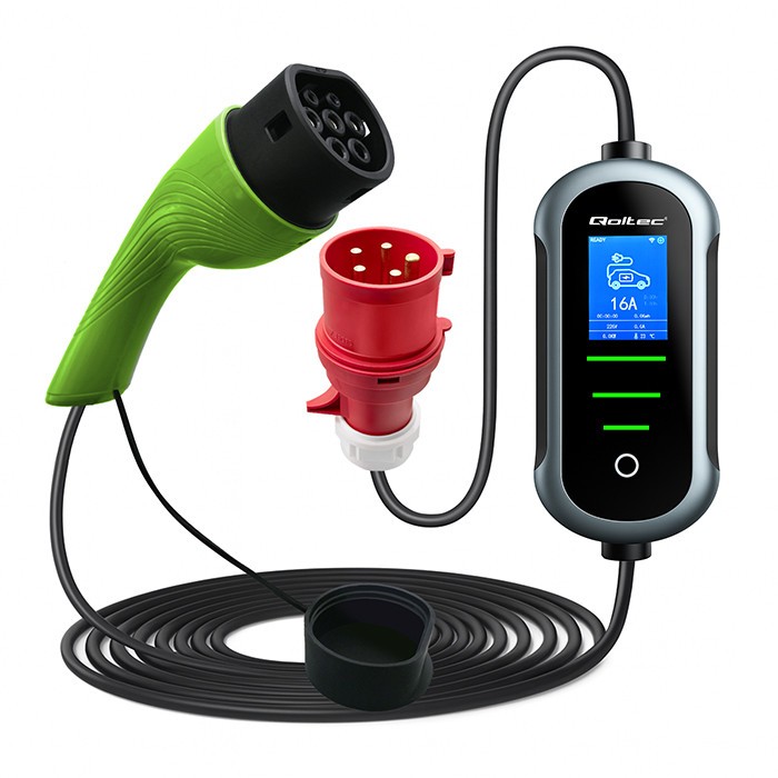 Qoltec Electric car charger 11kW 400V