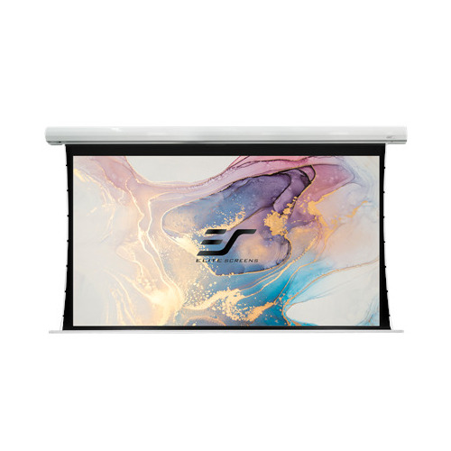 Elite Screens Electric Projection Screen, White
