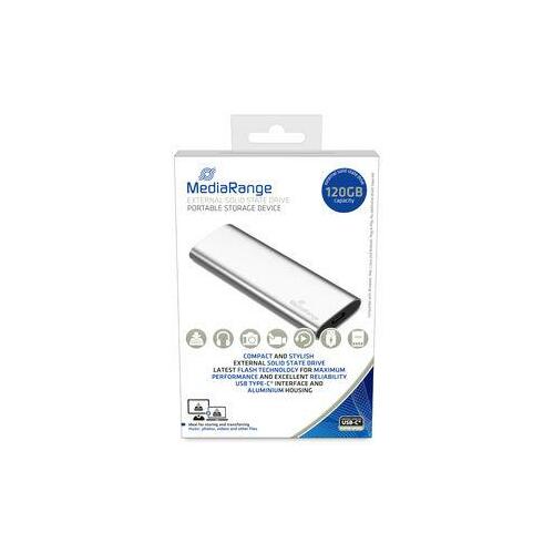 External SSD|MEDIARANGE|Read speed 450 MB/s|Write speed