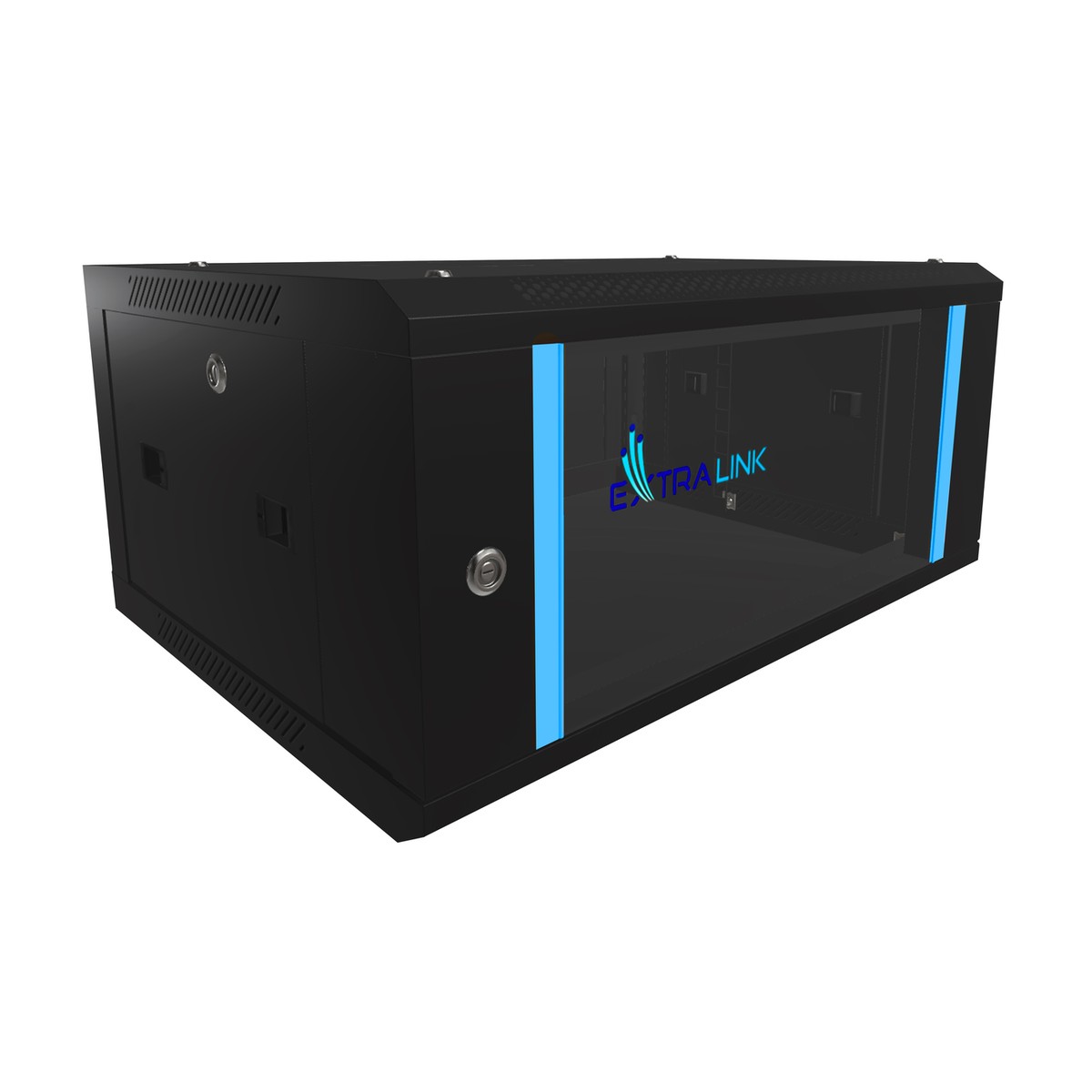 Extralink 4U 600x450 Czarna | Szafa