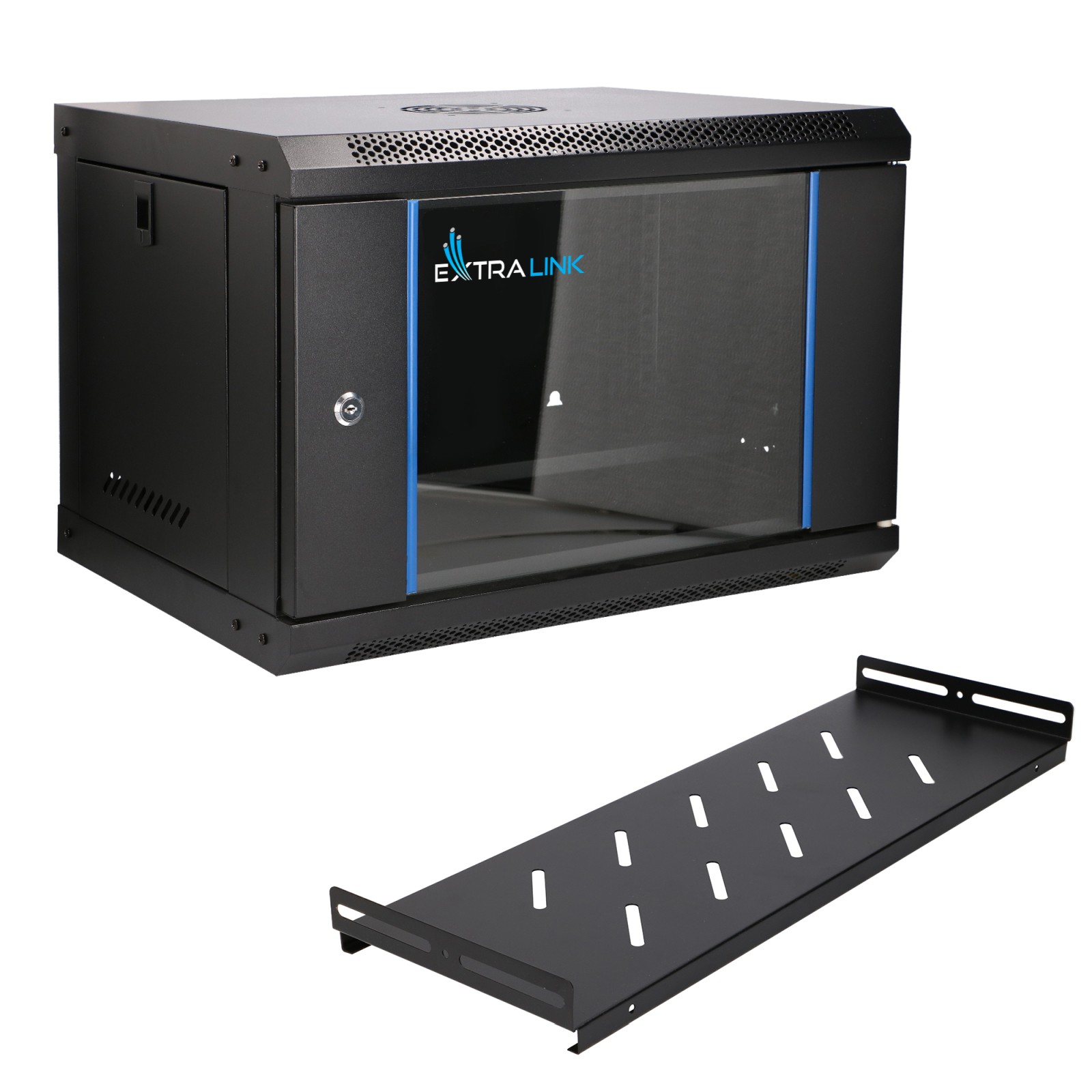Extralink Lite 6U 530x400 Czarna |