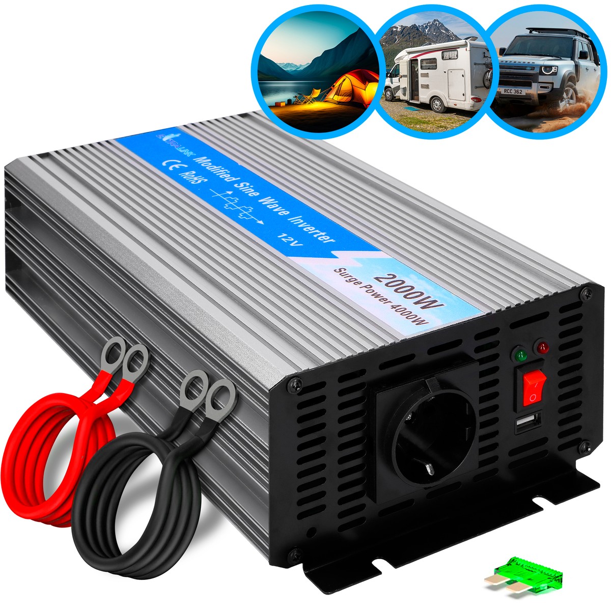 Extralink OPIM-2000W | Przetwornica napięcia |