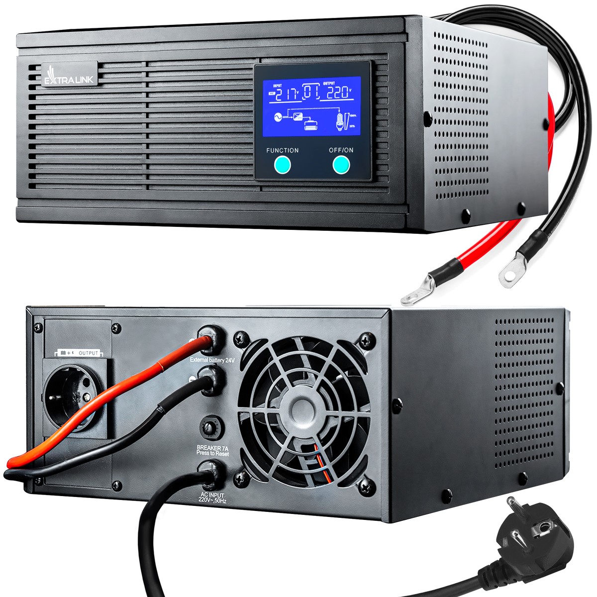 Extralink Piorun 2000VA/1600W zamiennik dla Volt