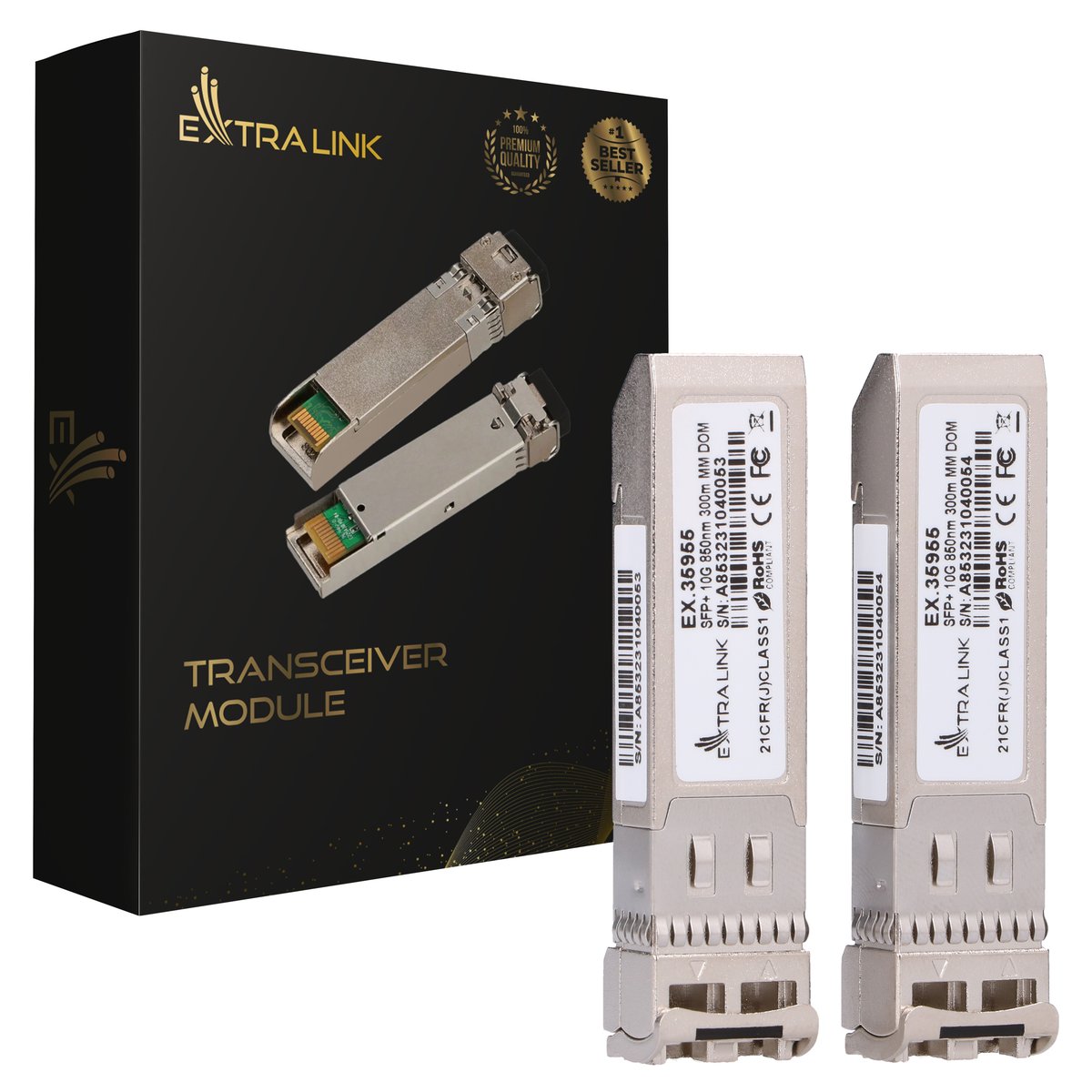 Extralink SFP+ 10G 2-pack | Moduł