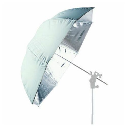 Falcon Eyes Jumbo Umbrella UR-T86S Silver/White