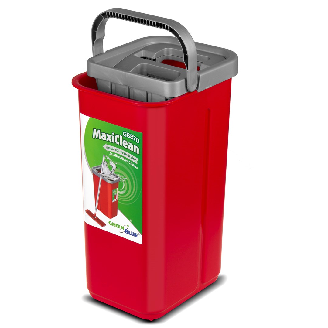GreenBlue Flat Mop + Bucket +