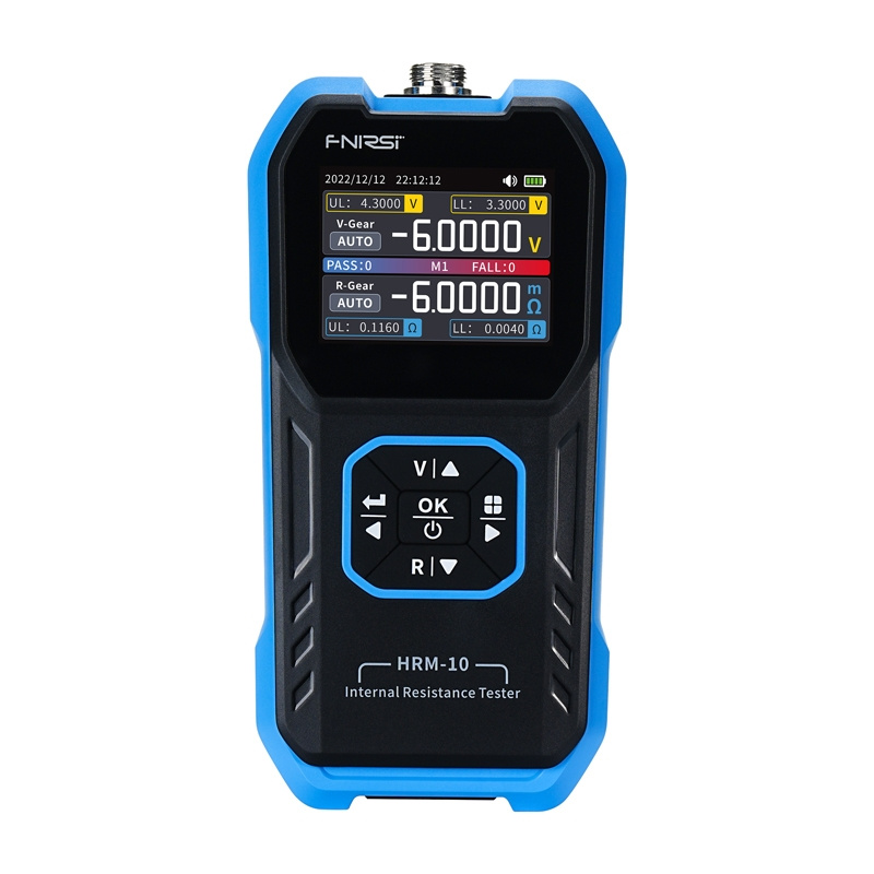 FNIRSI HRM-10 internal battery resistance meter