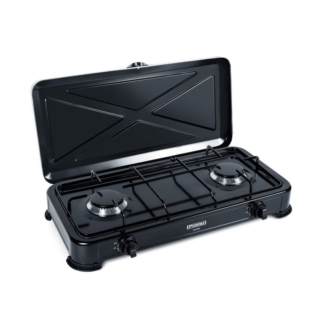 Gas cooker PROMIS KG200 BLACK WITHOUT
