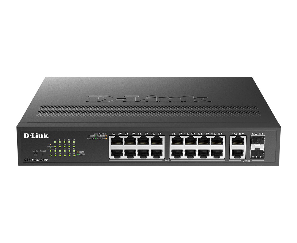 DLINK Gigabit Smart Managed Switch DGS-1100-18PV2