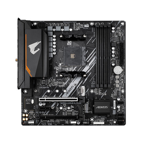Mainboard|GIGABYTE|AMD B550|Socket AM4|micro ATX|RAM DDR4-SDRAM|4xSlots|Wi-Fi Yes|Bluetooth