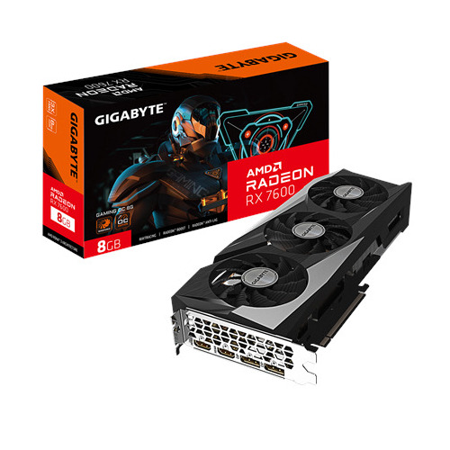 GIGABYTE GAMING Radeon RX 7600 OC
