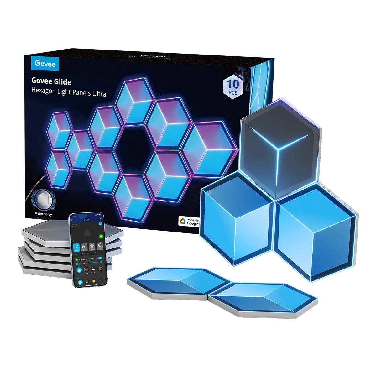 Govee Glide Hexa Pro Smart wall