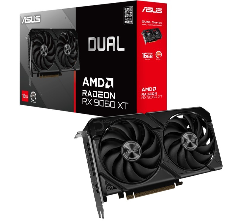 Graphics Card|ASUS|AMD|Radeon RX 9060 XT|16 GB|GDDR6|128