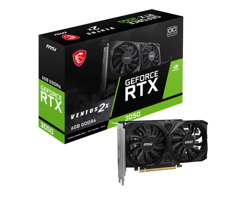 Graphics card. MSI GeForce RTX 3050