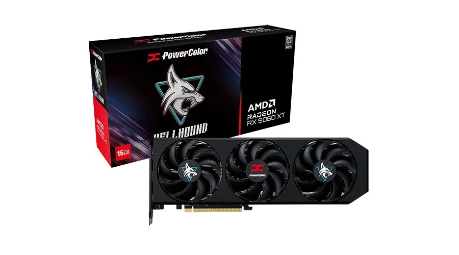 Graphics card. PowerColor RX9060XT 8G-L/OC |